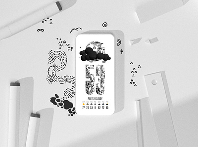Mem Skin (collab with Presstube) 3d app artist black and white collab design game illustration real ui ux