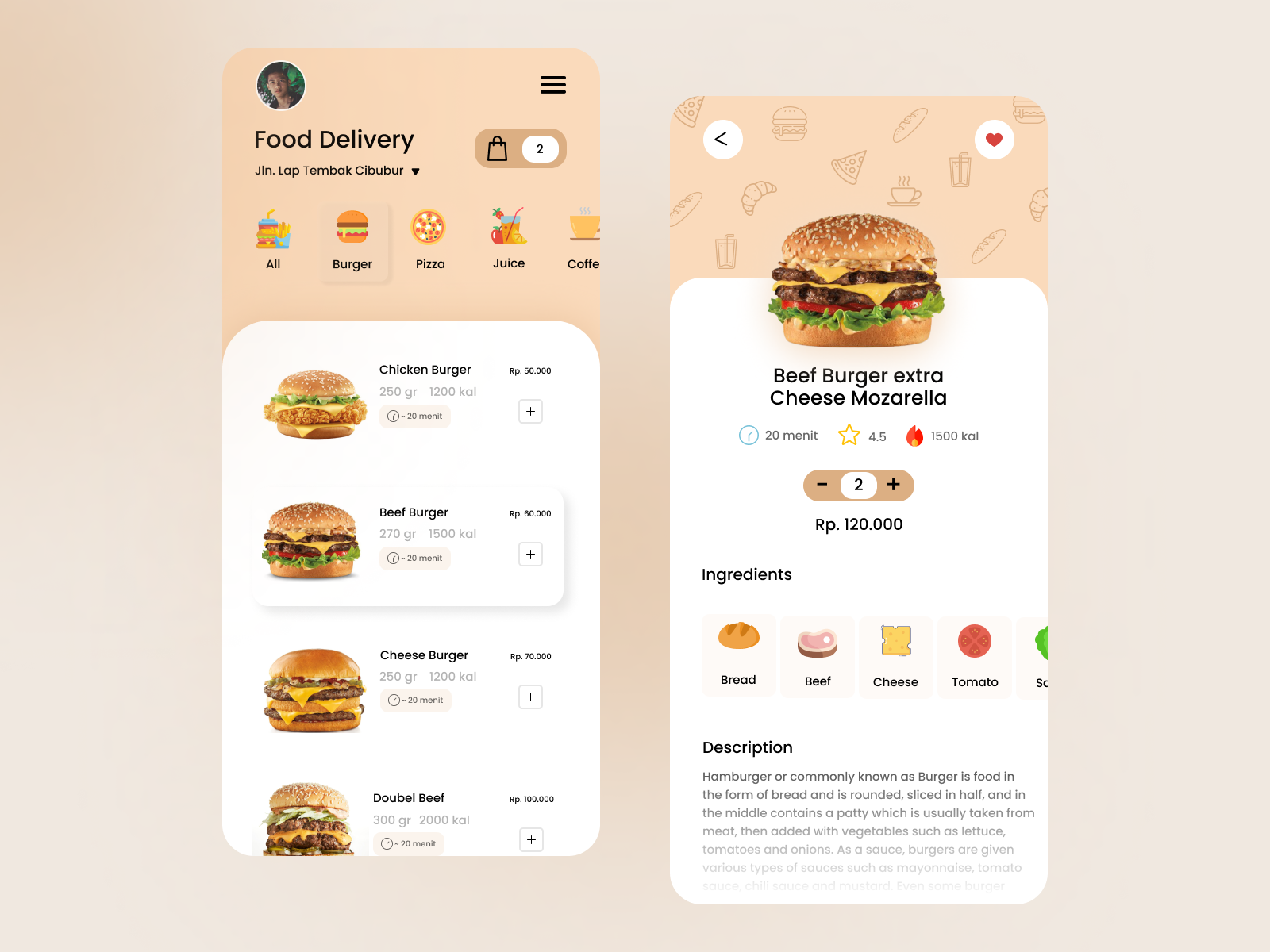 Mobile Food by Moh_rnld on Dribbble