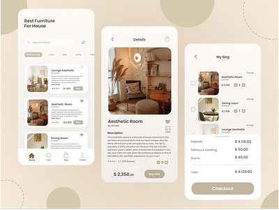 mobile interior interior mobile mobile app mobile design mobile ui modern ui uidesign uiux