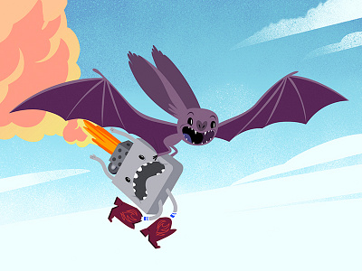 Bat Zippo characterdesign design illustration stylframe