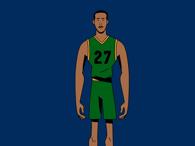 Rudy Gobert animation defense design espn nba nba playoffs