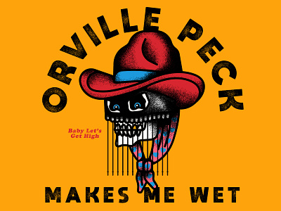 Makes Me Wet cowboy orville peck skeleton skull