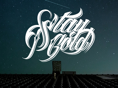 Stay Gold Lettering lettering stay gold typography