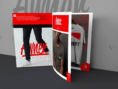 Awner lookbook awner clothing lookbook magazine mockup