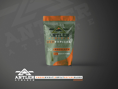 Antler Athlete Packaging brand logo packaging