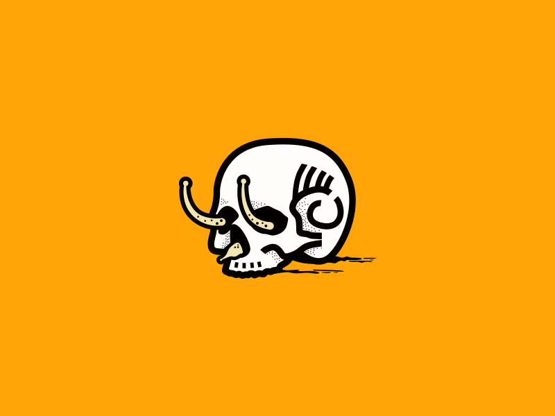 Engine is Running! skull snail snail skull