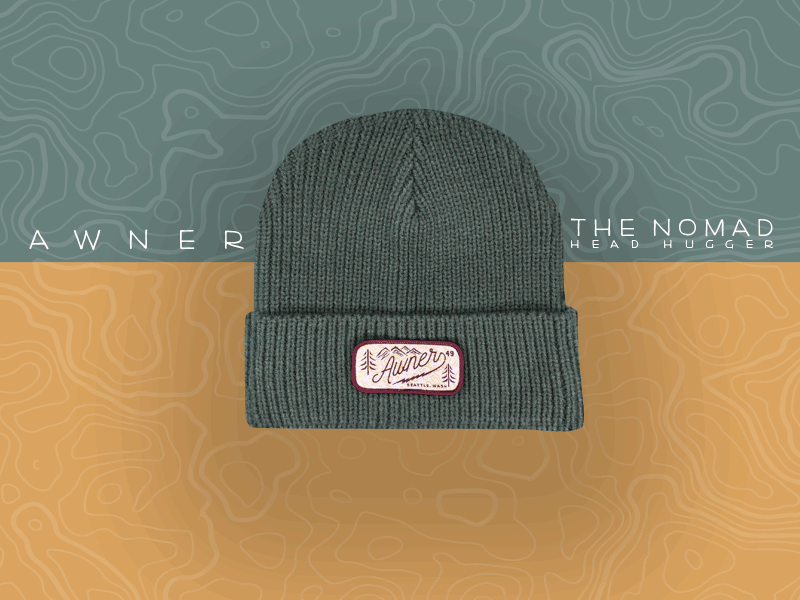 Head Hugger "The Nomad" Cap beanie hat patch