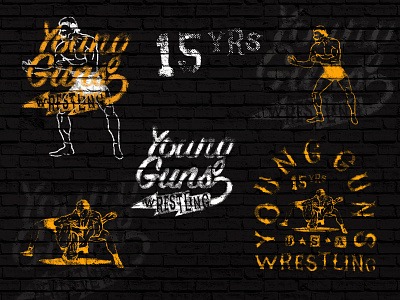 Young Guns Thumbs vintage wrestling young guns