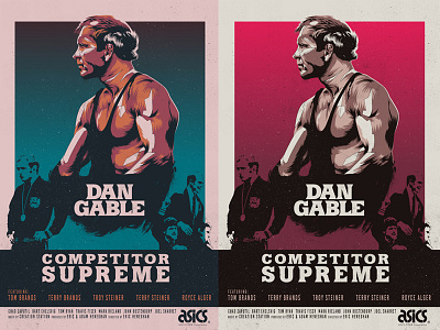 Dan Gable Competitor Supreme Movie Poster dan gable movie poster wrestling