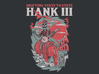 Drifter hank williams 3 skeleton