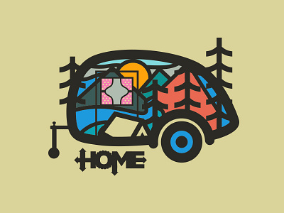 Home badge camper