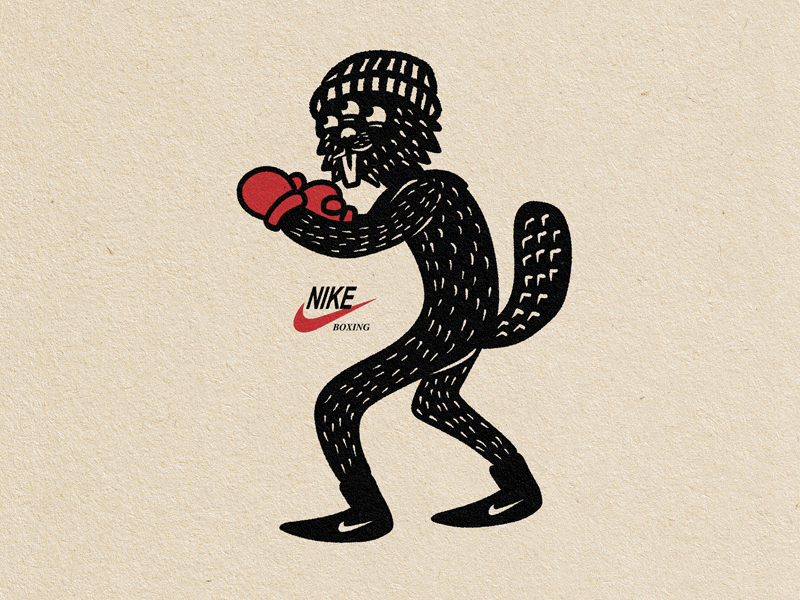 Nike Boxing beaver nike