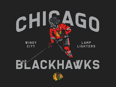 Lamp Lighters blackhawks chicago hockey skull