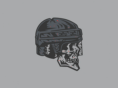 Crack Skulls! hockey hockey helmet skeleton skull