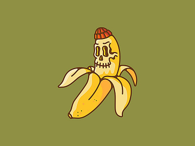 Nanner! banana skull