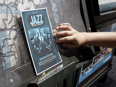 Jazz Music Concert Flyer band best concert flyer indie jazz music music concert poster rock template