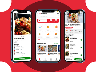 UI/UX Design Exploration: GoCatering