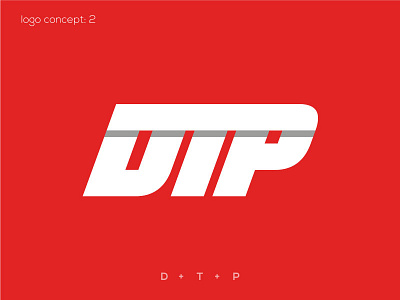 DTP Logo Concept 2 branding design dtp lettering lettermark logo logodesign minimalism minimalistic modern vector