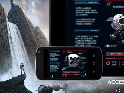 Android version of Oblivion Game android apple game ios iphone mobile ui