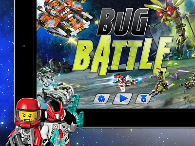 LEGO - Galaxy Squad Mobile App app brand game lego mobile ui uiux visual