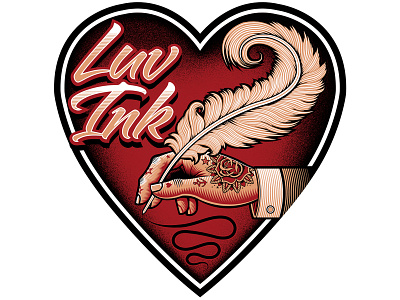 Luv Ink Tattoo Studio logo