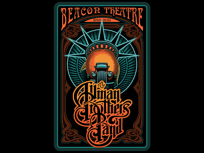 The Allman Brothers Band T-shirt design