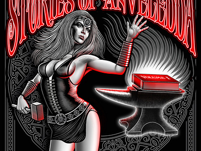 Stories of Anveledda album cover album cover album cover art anvil comic book art design fantasy art illustration illustrations logo vector vector art