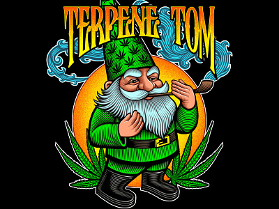 Terpene Tom T-shirt illustration