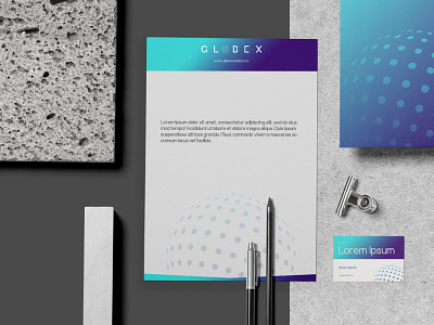 Globe-X Minimal Brand Identity