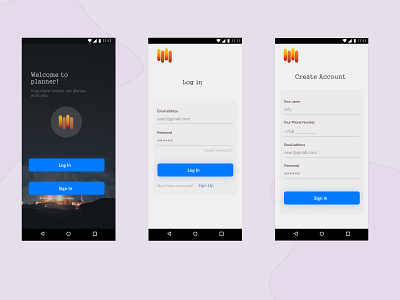 Planner mobile app app design mobile app planer design planner planner app planner ui design ui ux app