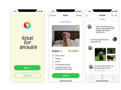 Mobile app Hotel for animals desidn mobile app hotel hotel for animals mobile app mobile app hotel for animals ui design ui ux design