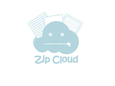 Day 14 - Cloud Computing cloud cloudcomputing dailylogochallenge dailylogochallengeday14 logo logodesign vector zipcloud