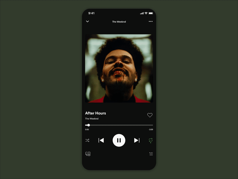 Spotify Playlist Shortcut concept