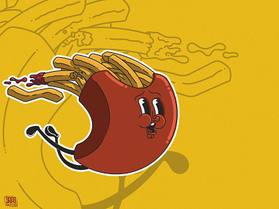 Fast Food characterdesign characterillustration illustration illustrator satirical stickers vector vector illustration vectorart