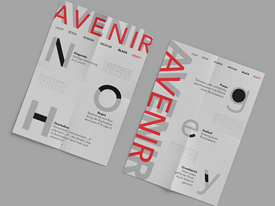 Avenir Typografie Poster avenir branding design grafikdesign graphic design illustration plakat poster typografie typografie poster typography