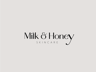 Logo Design Milk& Honey branding design grafikdesign graphic design illustration logo logo design branding logodesign typografie typography vector