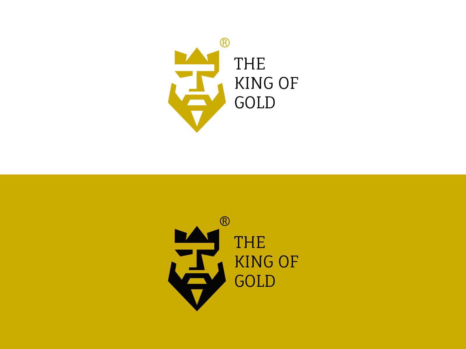 LUXURY GOLD KING LOGO by PoliteDude on Dribbble