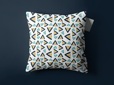 Triangle Shapes - Seamless Pattern Vector abstract abstractshapes fabric illustration pattern art patterns pillow printed seamless pattern seamlesspattern textile vector