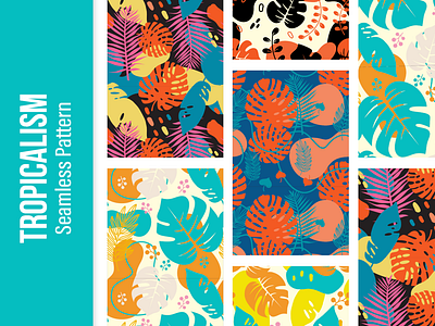 Tropicalism - 5 Seamless Pattern