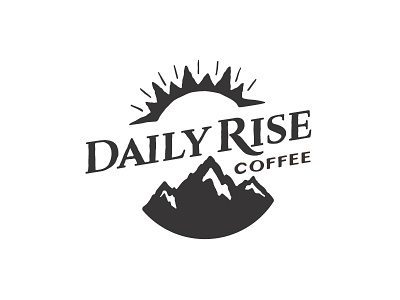 Logo – Daily Rise Coffee design illustration logo