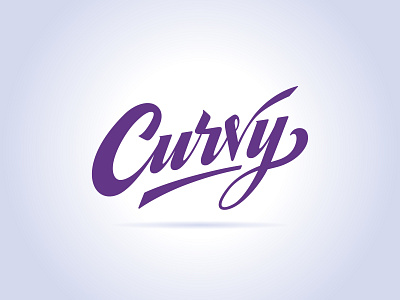 Curvy branding design graphic design lettering logo typography