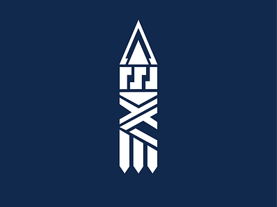 Axis Rocketship company ( daily logo challenge )