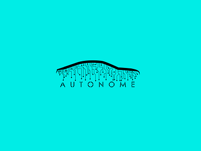 Autonome Driverless Car Logo ( Daily Logo Challenge ) art clean design flat icon illustrator logo minimal vector web