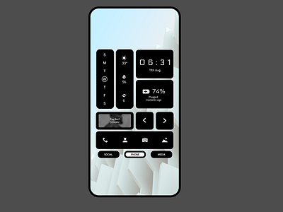 [THEME] TITELED 2d android app branding design flat icon illustration klwp logo minimal ui ux vector