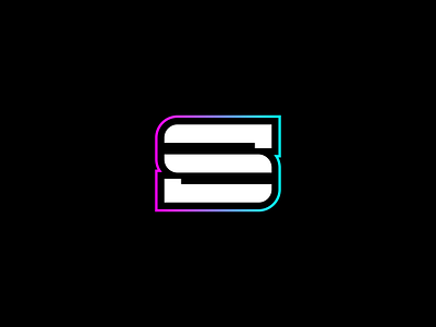 S concept logo black branding design esports illustration illustrator logo logotype vector web