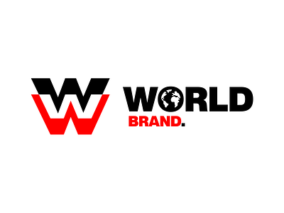 Wordl Brand black brand branding design esports illustration isotype logo logotipe logotype red ui ux vector world www