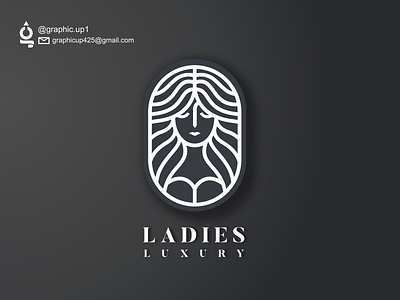 ladies line art logo