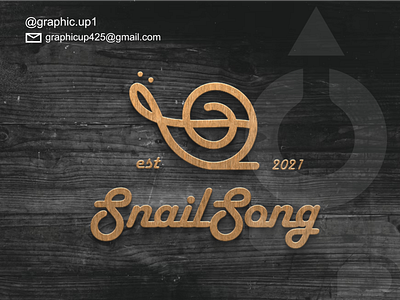 SNAIL SONG LINE ART LOGO