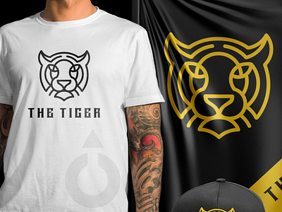 THE TIGER LINEART LOGO agency agencylogo brand branding companylogo design icon lineartlogo logo strong tiger vector