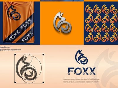 Foxx logo concept agency animal artis brand branding design dribbble fox gridlogo icon logo logodesign logos vector